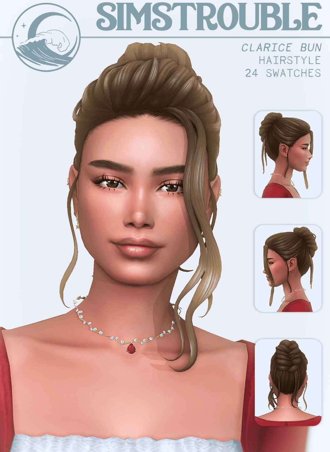 Скриншот мода Прическа Clarice Hairstyle